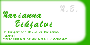 marianna bikfalvi business card